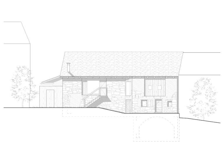 transformation / rénovation / réaffectation d'une ancienne grange à Riddes